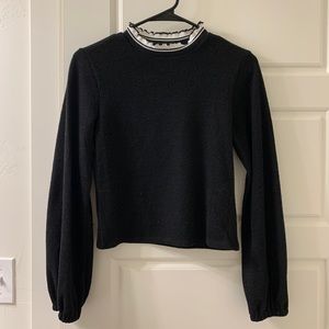 Mock neck sweater